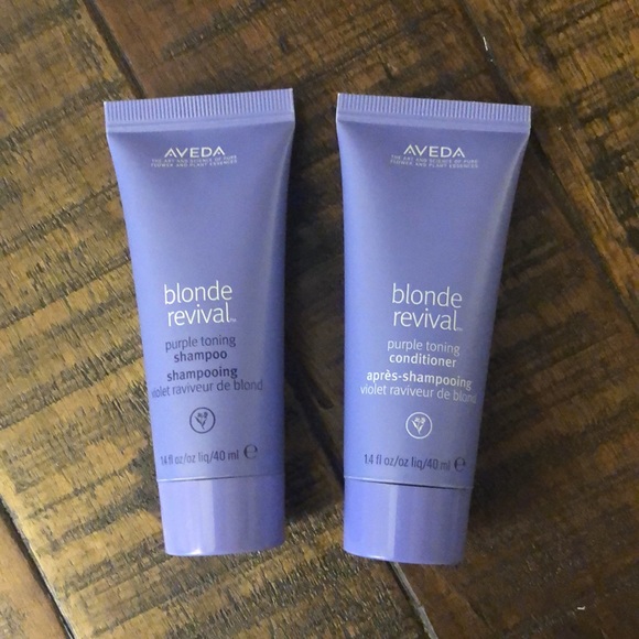 AVEDA Other - Blonde revivals purple toning shampoo and conditioner mini set